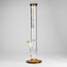 NG | 18" 5mm Straight Tube [GX006-5] Glass Bong High-End Brands Glass GOLD
