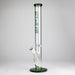 NG | 18" 5mm Straight Tube [GX006-5] Glass Bong High-End Brands Glass GREEN