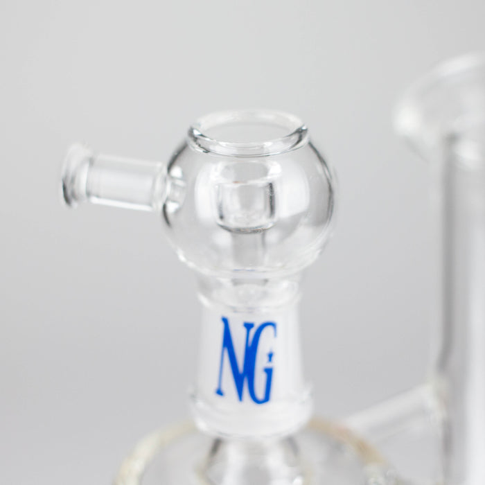 NG | 6" Showerhead Sidecar Oil Rig [YN1057] Glass Rig High-End Brands Glass