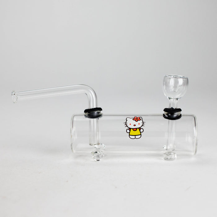 Flat Tank Glass Water Pipe – Assorted Designs Glass Bong RMG WHOLESALE