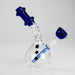 7" Twisted Bend Tube Glass Bong – Assorted Colors Glass Bong RMG WHOLESALE
