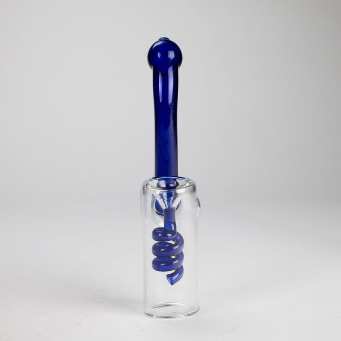5" Single Chamber Coil Bubbler – Assorted Colors Glass Pipe RMG WHOLESALE