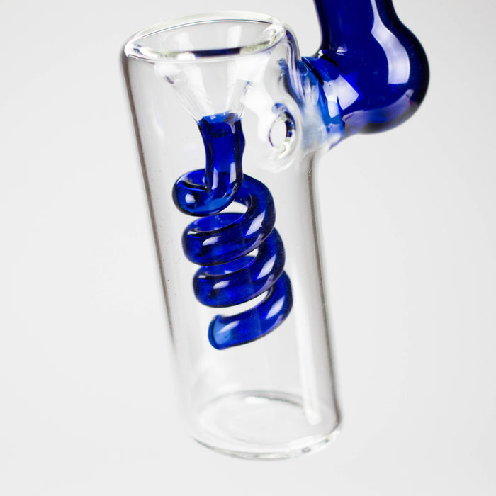 5" Single Chamber Coil Bubbler – Assorted Colors Glass Pipe RMG WHOLESALE