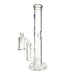17" 10mm Straight Tube with Triple Inline Perc and Ash Catcher Glass Bong Small Biz Distributors