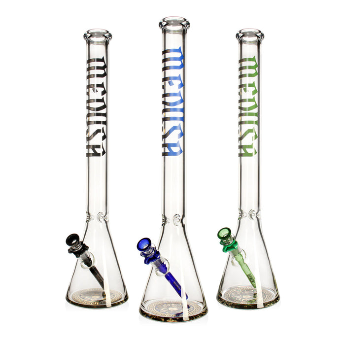 23" 7mm Medusa Beaker Bong Glass Bong Small Biz Distributors