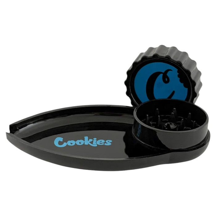 Plastic Tobacco Grinder With Built-In Tray - Display of 12 Display Pack Super Supplys Inc