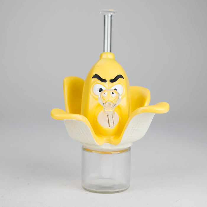 8.9" Banana water pipe Resin · Silicone · Plastic Bong JJ Distribution