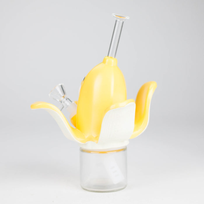 8.9" Banana water pipe Resin · Silicone · Plastic Bong JJ Distribution