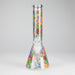 10″ Flower Design Glass Beaker Bong Glass Bong 777 Smoke