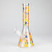 10″ Flower Design Glass Beaker Bong Glass Bong 777 Smoke Design 2