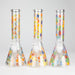 10″ Flower Design Glass Beaker Bong Glass Bong 777 Smoke