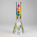 10″ Smile Flower Design Glass Beaker Bong Glass Bong 777 Smoke