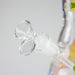 10″ Smile Flower Design Glass Beaker Bong Glass Bong 777 Smoke