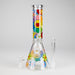 10″ Smile Flower Design Glass Beaker Bong Glass Bong 777 Smoke