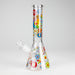 10″ Smile Flower Design Glass Beaker Bong Glass Bong 777 Smoke Design 2