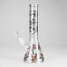 10" Leaves Design Glass Beaker Bong Glass Bong 777 Smoke