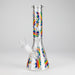 10" Leaves Design Glass Beaker Bong Glass Bong 777 Smoke Design 2