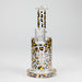 7″ 2-in-1 Leopard Print Rig with Perc – Banger & Bowl Included Glass Rig 777 Smoke
