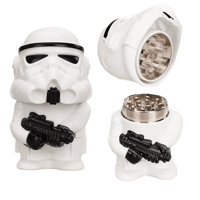 2-Layer Zinc Alloy Cartoon Herb Grinder – 55mm Diameter [SMKZ152] Regular Grinder Canadian Distributor
