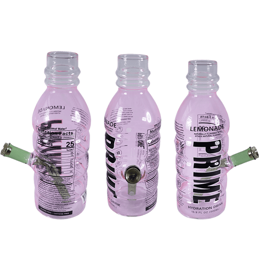 8″ Prime Bottle Glass Bong [SMKZ158] Glass Bong Canadian Distributor Pink