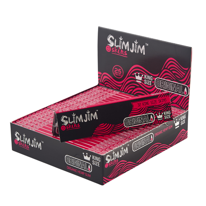 Slimjim | Original King Size Skins – Box of 25 Packs King Size SLIMJIM