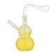 4" Oil Burner Water Bong [AK-I1] Oil Burner Canadian Distributor Yellow