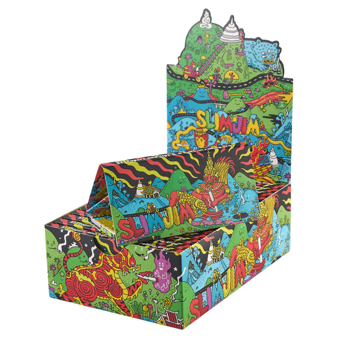 Slimjim x Jacob - King Size Papers + Grinder + Tray (Box of 16) King Size SLIMJIM
