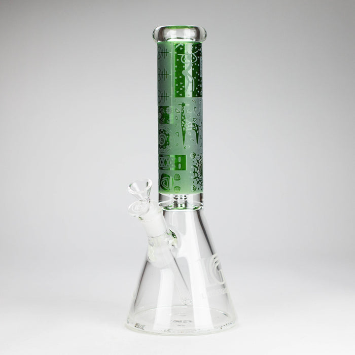 Legendary™ | 14" 9mm Sandblast Beaker [LG 271] Glass Bong Smoking Cat Distribution