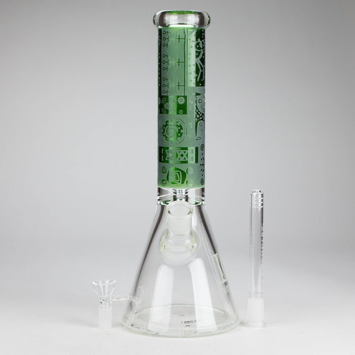 Legendary™ | 14" 9mm Sandblast Beaker [LG 271] Glass Bong Smoking Cat Distribution