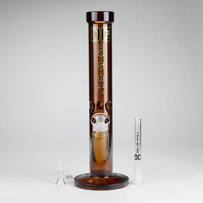 OG Original | 14" Full Colour Straight Tube Glass Water Bong [OG 391] Glass Bong Smoking Cat Distribution