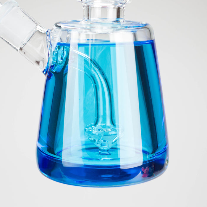 Cheech Glass | 8" Freezable Barrel Mouth Rig [HR-GY79] Glass Bong Smoking Cat Distribution