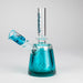 Cheech Glass | 8" Freezable Barrel Mouth Rig [HR-GY79] Glass Bong Smoking Cat Distribution Teal