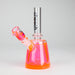 Cheech Glass | 8" Freezable Barrel Mouth Rig [HR-GY79] Glass Bong Smoking Cat Distribution Orange