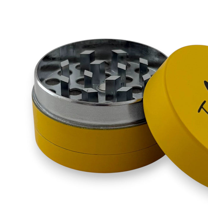 Smiley Face 3-Part Metal Grinders – 40mm-12CT Display Pack Super Supplys Inc