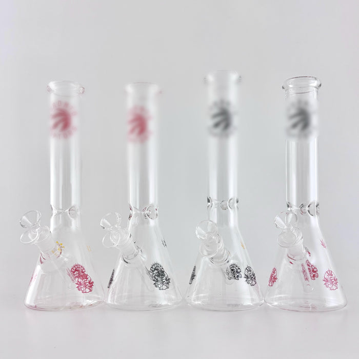12" Toronto-Themed Beaker Bongs – 4mm Thick Glass Glass Bong Super Supplys Inc