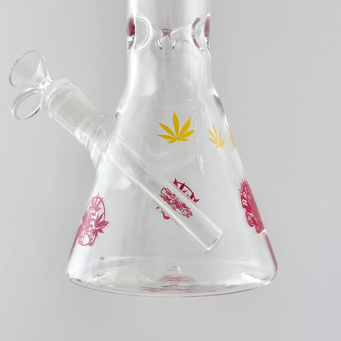12" Toronto-Themed Beaker Bongs – 4mm Thick Glass Glass Bong Super Supplys Inc