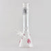 12" Toronto-Themed Beaker Bongs – 4mm Thick Glass Glass Bong Super Supplys Inc Black & Red