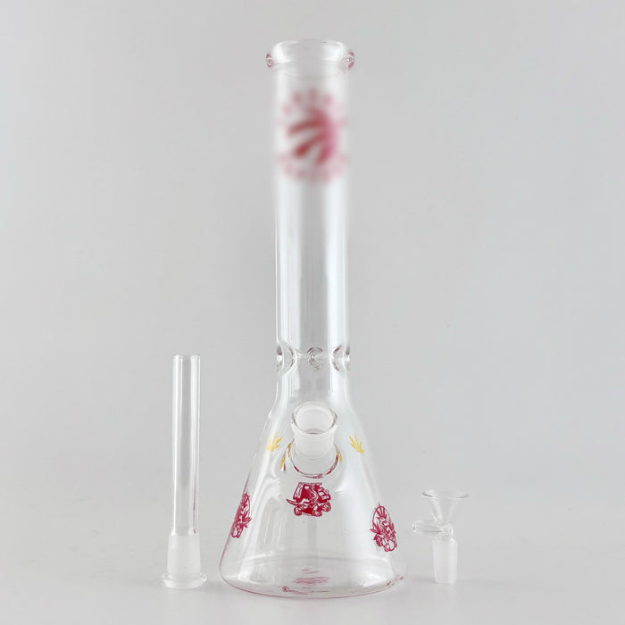 12" Toronto-Themed Beaker Bongs – 4mm Thick Glass Glass Bong Super Supplys Inc