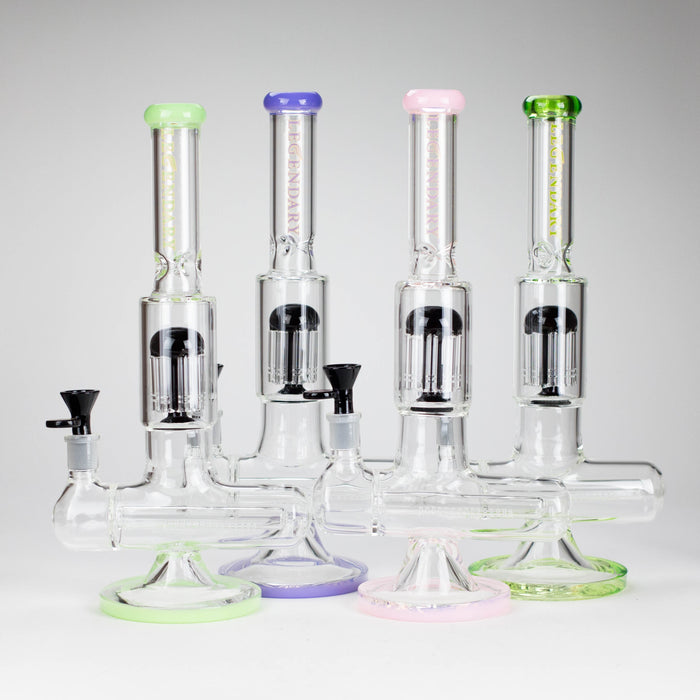 Legendary™ | 13" Inline with Tree Perc Bong [LG 268] Glass Bong Smoking Cat Distribution