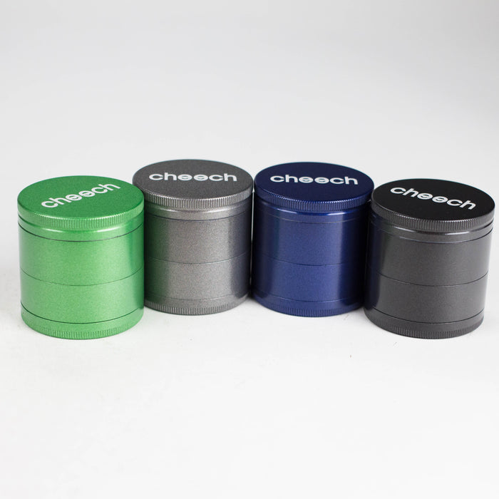 Cheech | 50mm 4-Piece Non-Sticky Grinder with Gift Pouch [GR-8] Regular Grinder Smoking Cat Distribution