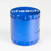 Cheech | 63mm 4-Piece CNC Aluminum Grinder [GR-6] Regular Grinder Smoking Cat Distribution Blue