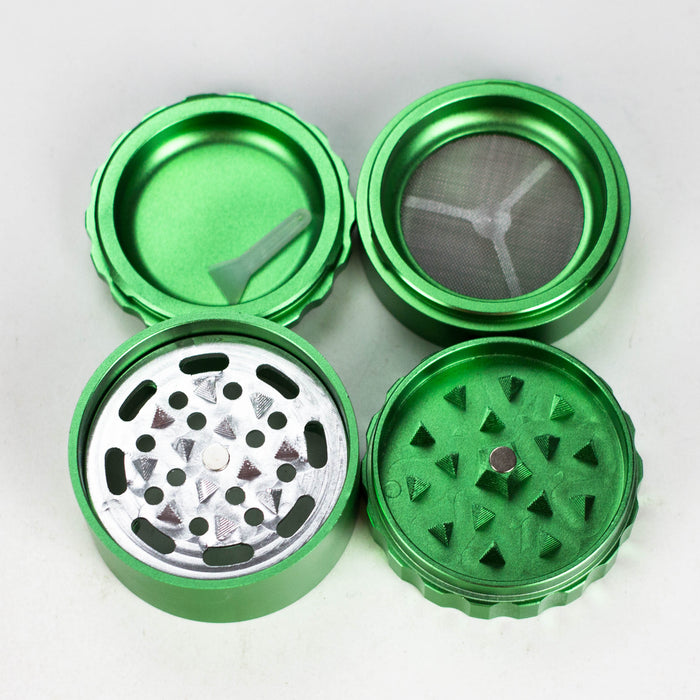 Cheech | 63mm 4-Piece CNC Aluminum Grinder with Removable Screen [GR-7] Regular Grinder Smoking Cat Distribution