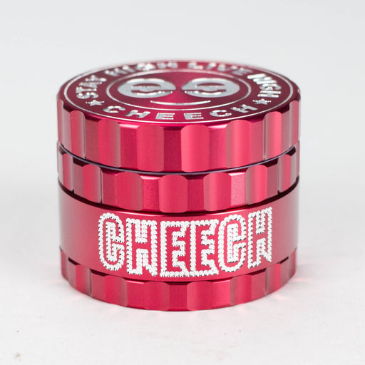 Cheech | 53mm 4-Piece Logo Grinder [GR-12] Regular Grinder Smoking Cat Distribution Red