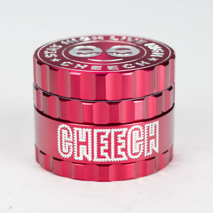Cheech | 53mm 4-Piece Logo Grinder [GR-12] Regular Grinder Smoking Cat Distribution Red