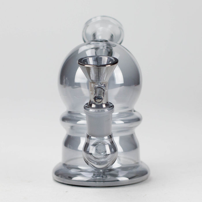 5" Solid Color Electroplate Glass Bong Glass Bong 777 Smoke