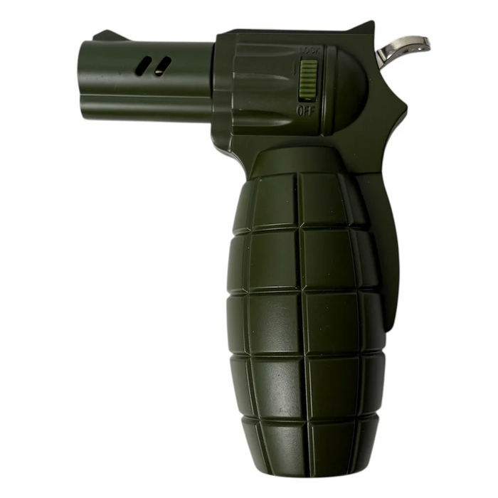 4.5" Grenade Torch Lighter-Assorted Colours Torch Super Supplys Inc Army Green