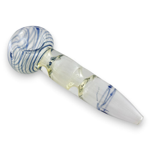 4" Glass Hand Pipe Glass Pipe Super Supplys Inc Blue