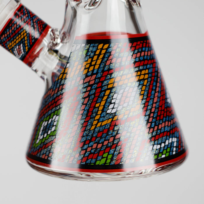 OG Original | 9″ 9 mm Mosaic Pattern Water Pipe (OG701) Glass Bong Smoking Cat Distribution