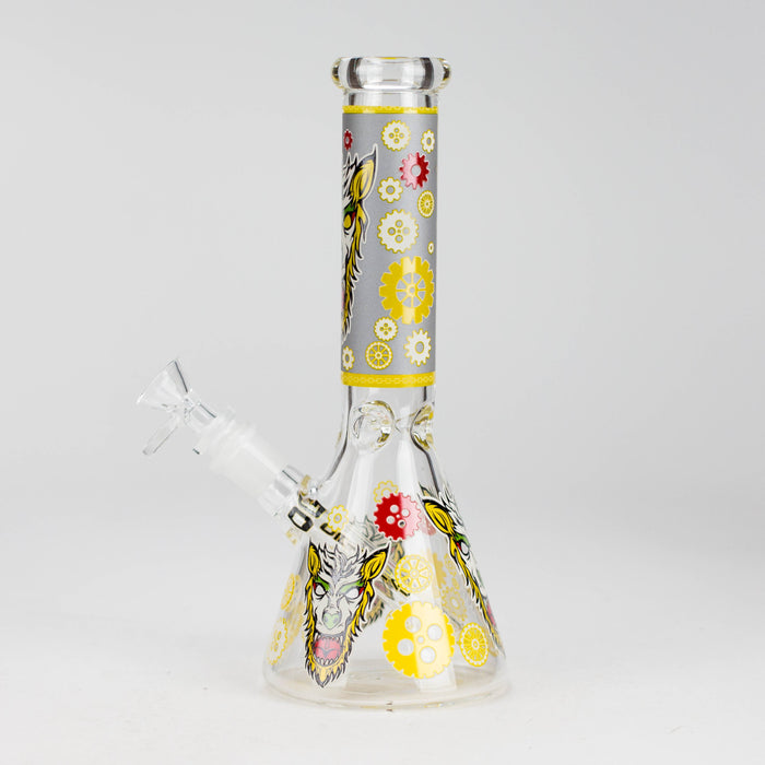 OG Original | 10″ Funky Decal Bongs (OG702) – Assorted Glass Bong Smoking Cat Distribution