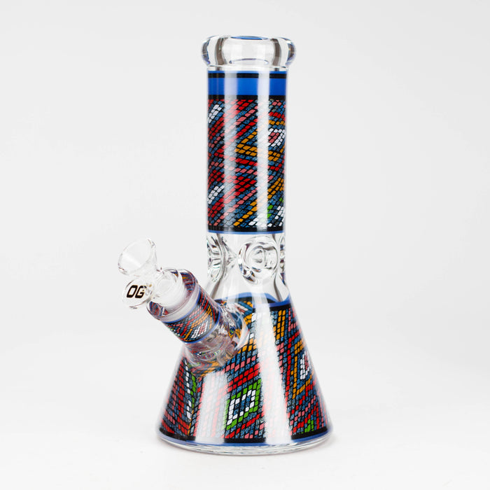 OG Original | 9″ 9 mm Mosaic Pattern Water Pipe (OG701) Glass Bong Smoking Cat Distribution Blue